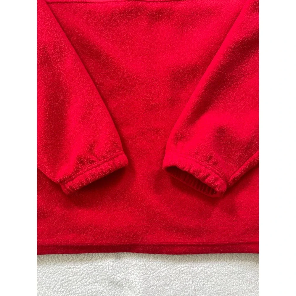 Vintage 90s Pro Player Mens XL Fleece Jacket Red Ohio State Buckeyes Full Zip
